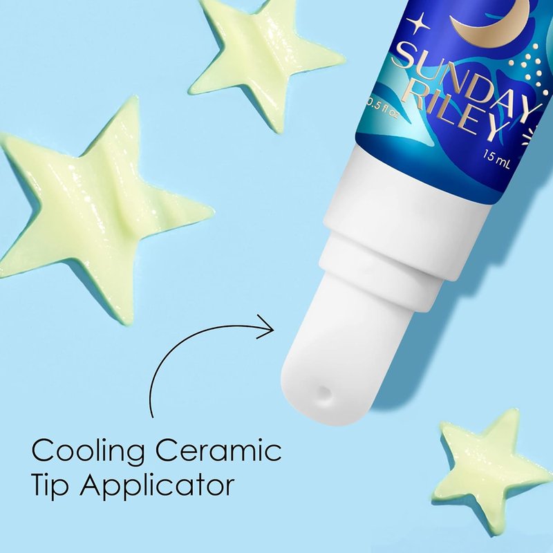 Sunday Riley Retinol + Niacinamide Eye Serum - Anti-Aging Cream for Dark Circles & Wrinkles
