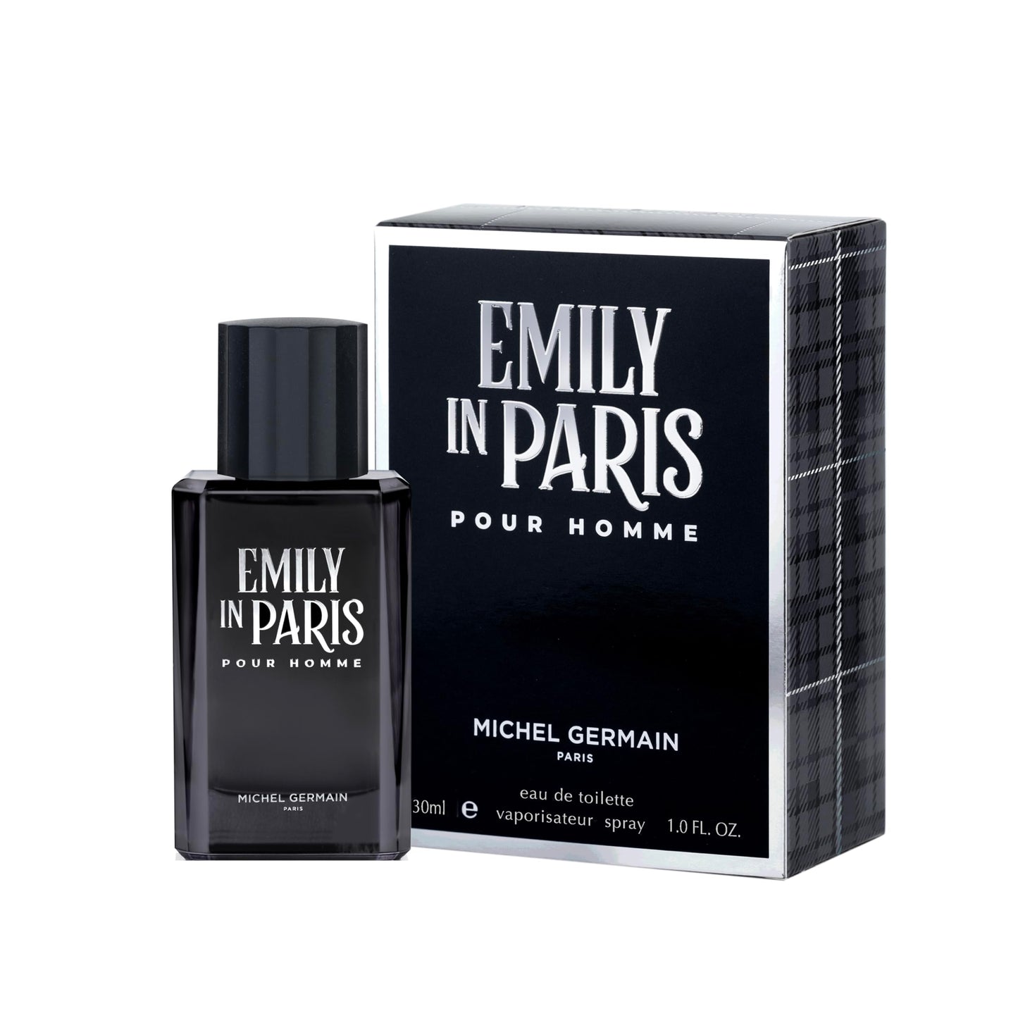Michel Germain Emily in Paris Pour Homme Eau de Toilette Spray Cologne, Fougere Aromatic Scent, Top Notes of Sophisticated Cardamom for Him, 1 Fl Oz