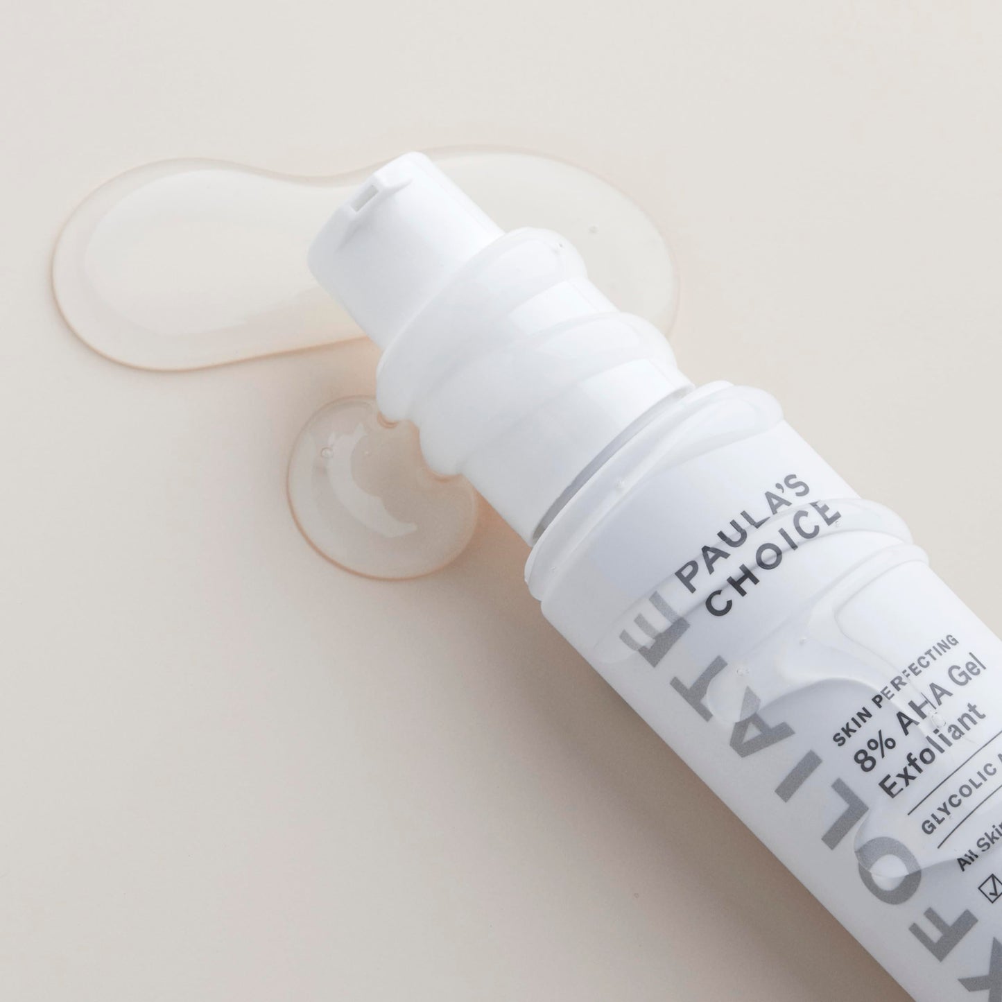 Paula's Choice SKIN PERFECTING 8% AHA Exfoliant, Gel Exfoliant with Glycolic Acid Chamomile & Green Tea, Leave On Gentle Face Exfoliator for All Skin Types, Fragrance- Free, 3.3oz