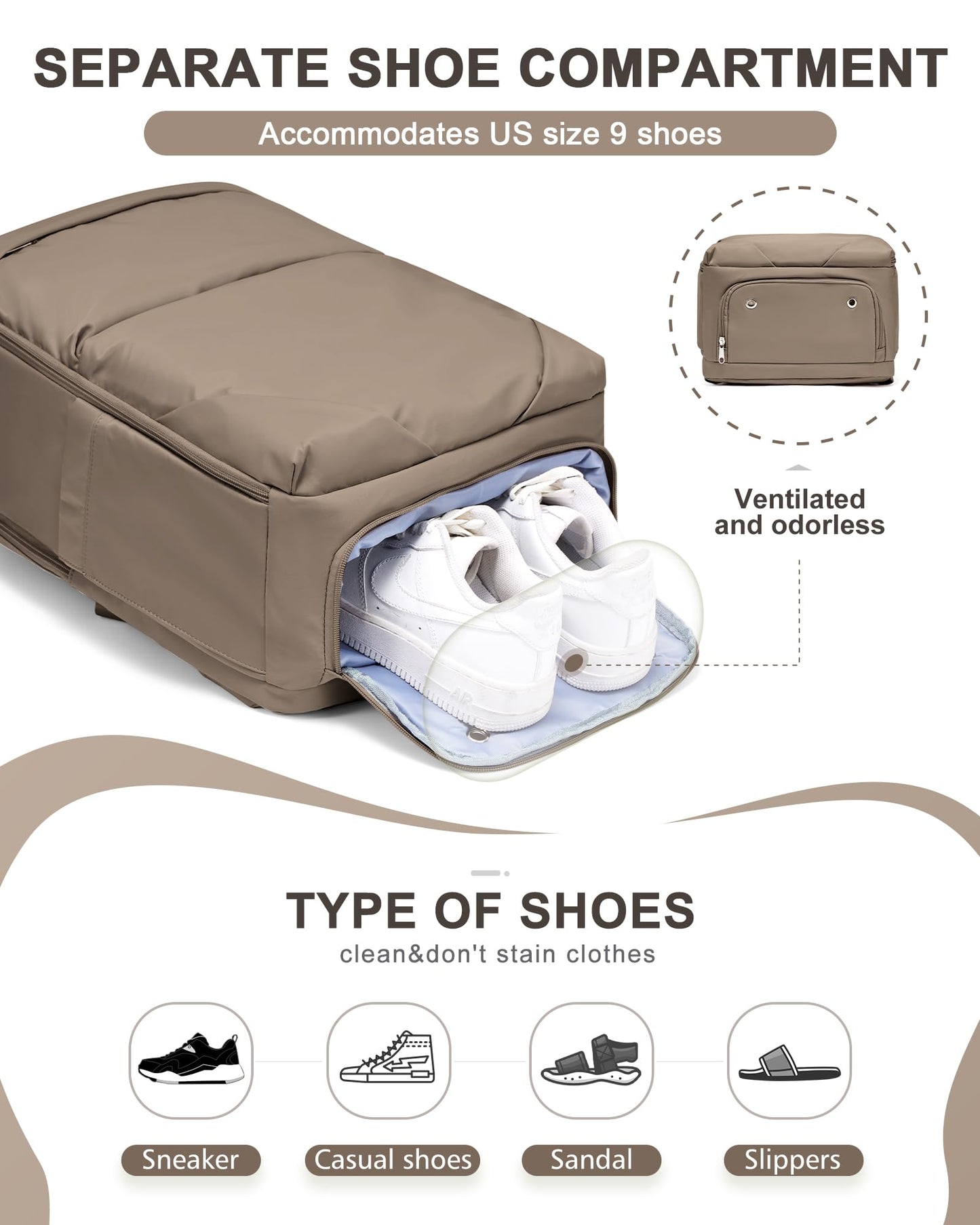 CADOLIM Large Travel Backpack Carry On Flight Approved Carry On Backpack For Women Airplanes Backpack For Travel Backpacks