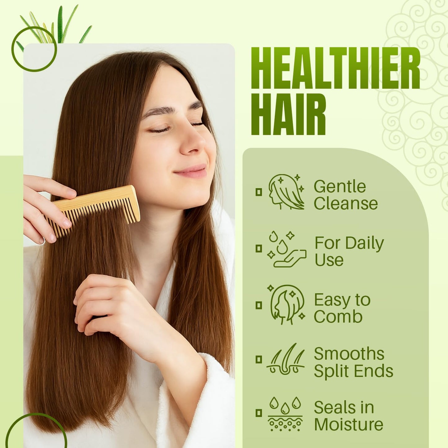 Rosemary Shampoo and Conditioner Set for Hair Growth - 16 fl oz Each