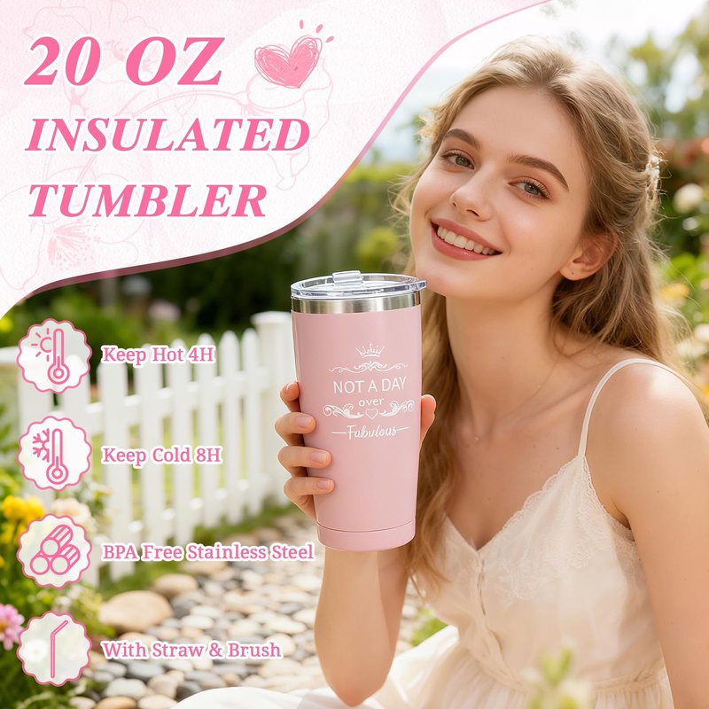 Pink Birthday Gifts for Teen Girls Women, Mother's Valentine's Day Christmas Gift Set for Mom Her Girlfriend Tween Girl Best Friend Wife Sister, Gift Ideas for Teenage Girls