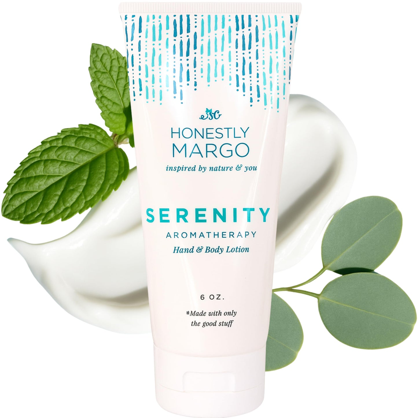 Honestly Margo Aromatherapy Hand & Body Lotion (Menthol Eucalyptus, 6 Oz) – Hydrating Moisturizer with Essential Oils, Clean, Cruelty-Free Body Care, Bath Products, Hand Cream & Body Moisturizer