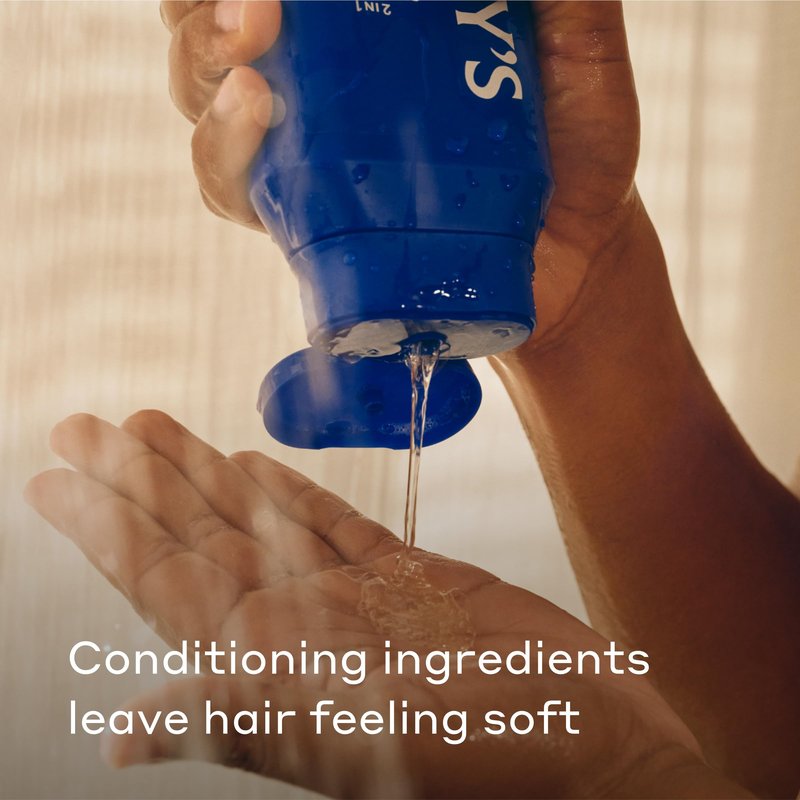Harry's Men's 2 in 1 Shampoo and Conditioner for All Hair Types - Aspen Scent - (3 Pack) 14 fl oz - No Parabens or Sulfates
