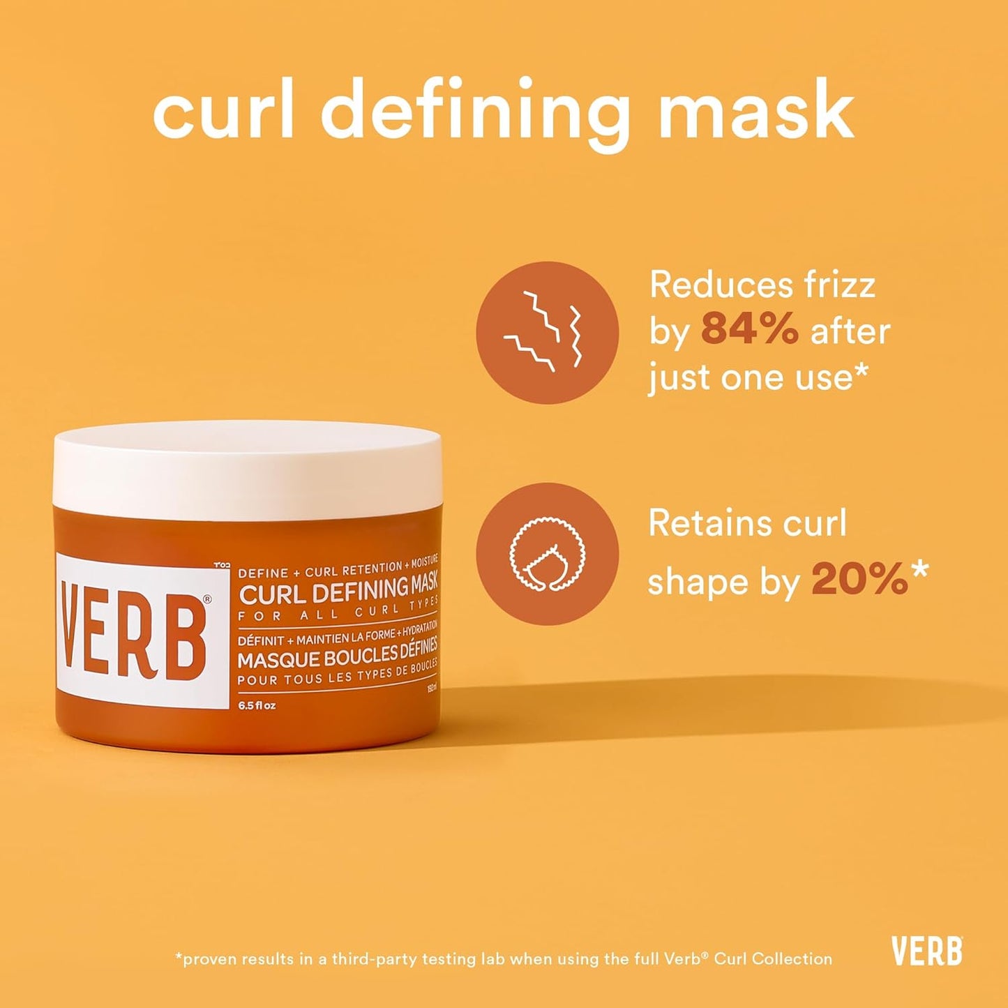 Curl Defining Mask - Enhance Curl Definition & Retention | Moisturizing, Vegan Formula, No Parabens or Sulfates