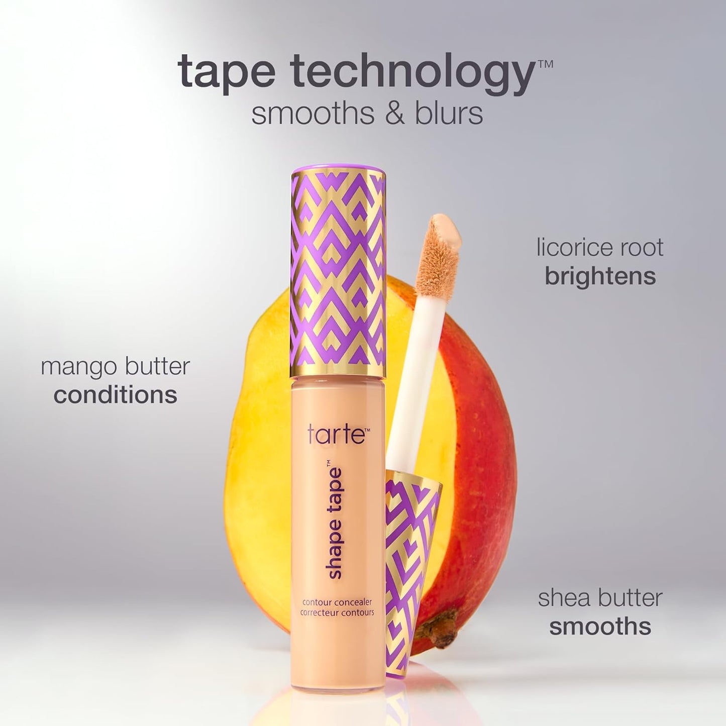 Tarte Shape Tape Concealer - Full-Coverage, Creaseless Soft Matte Finish | Brightening Under-Eye & Face Makeup, 16hr Longwear, Vegan