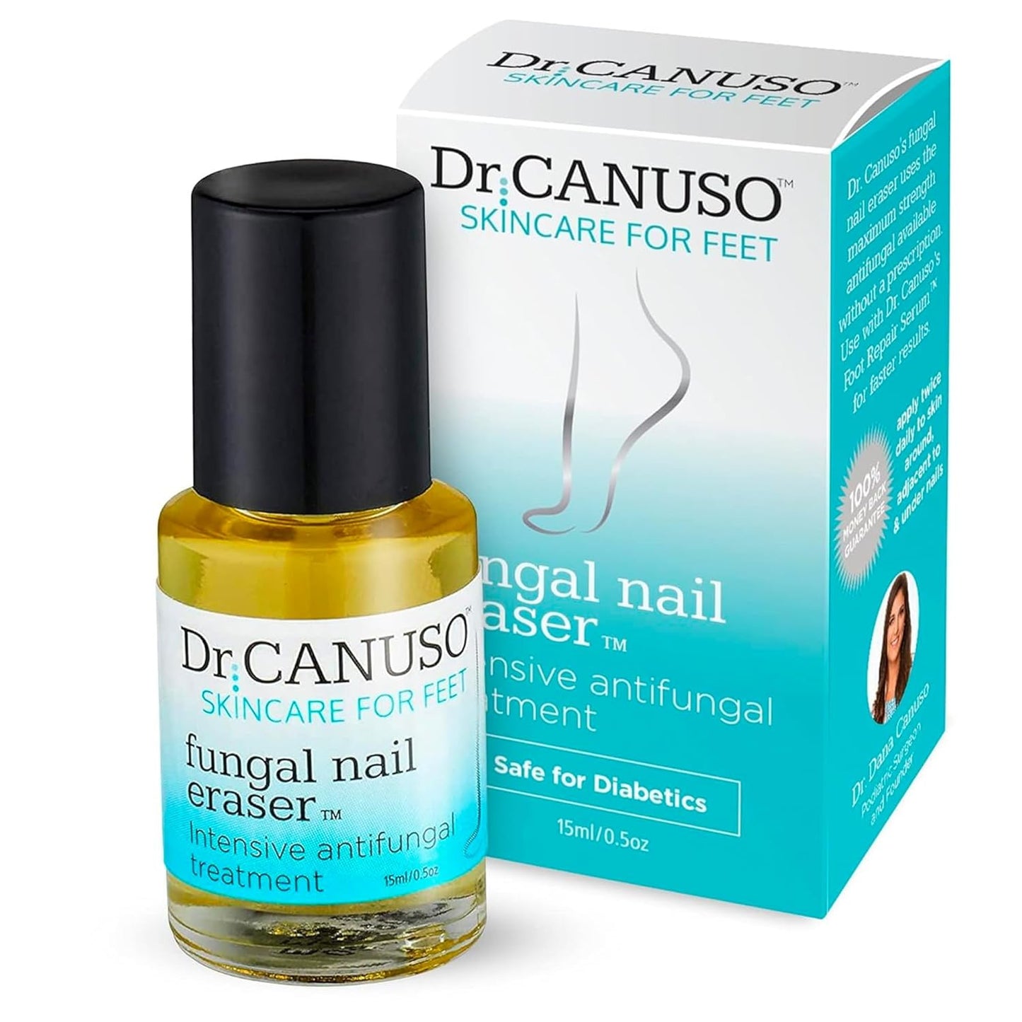 Dr. Canuso Antifungal Nail Treatment - Medical Strength Nail Oil for Damaged Nails with 1% Tolnaftate Solution