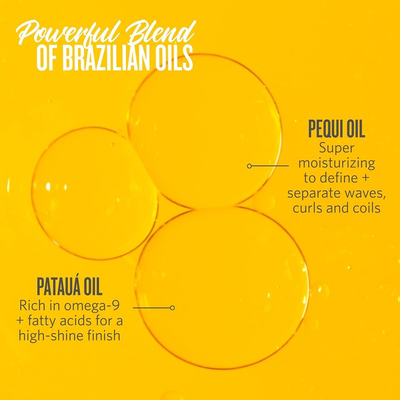 Brazilian Glossy Nourishing Hair Oil - Frizz Control & Shine | 3.4 oz
