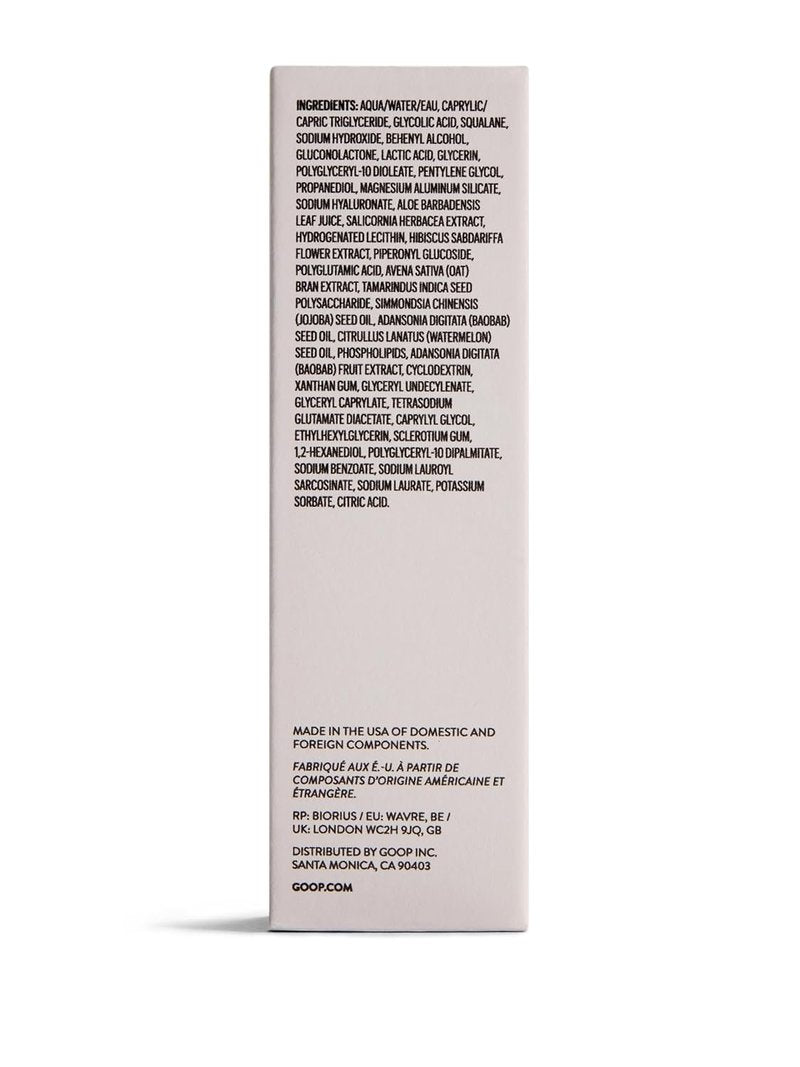 Goop Beauty Sleep Milk Serum - Intense Face Exfoliator with Glycolic Acid & Hyaluronic Acid | 1 fl oz for Smoother Skin