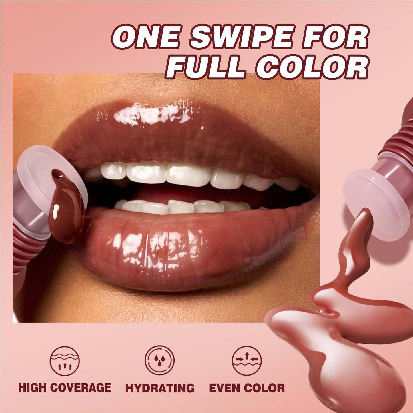 Riroenst 4-Piece Hydrating Lip Gloss Set, High Shine Glass Finish Plumping Lip Jam, Moisturizing Jelly Lipstick Gift for Women