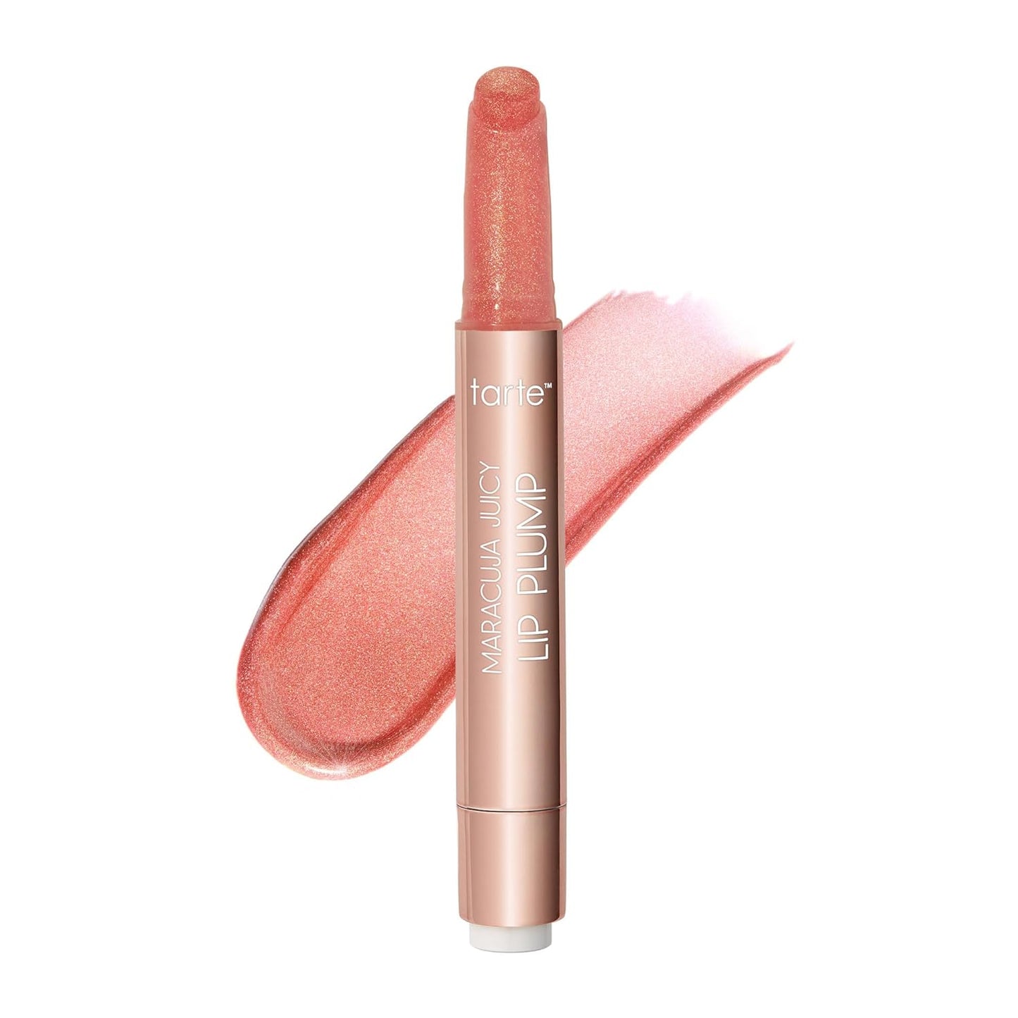 Tarte Maracuja Juicy Shimmer Lip Plump - Hydrating & Volumizing Gloss Balm with Hyaluronic Acid | Vegan & Cruelty-Free