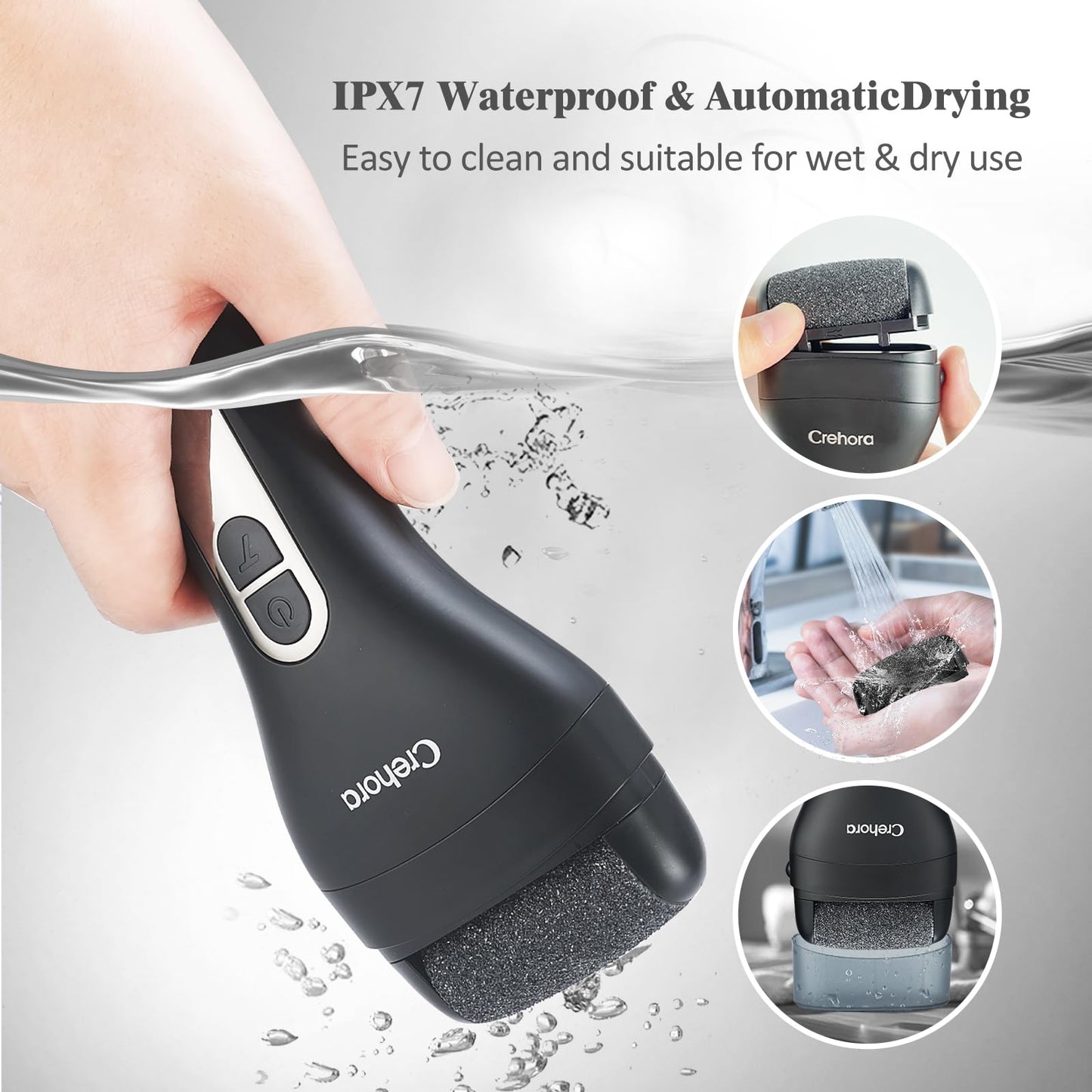Electric Foot Callus Remover, Rechargeable Electronic Foot File Pedicure Kits, Electric Callus Remover for Feet, Foot Scrubber Dead Skin Remover, Professional Foot Care for Dead Skin