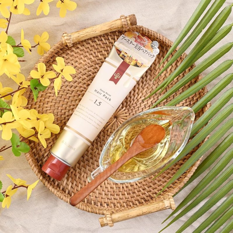 GASHINA STORY Hair Mask - Japanese Deep Moisturizing Honey Treatment for Frizzy, Damaged Hair | 130g