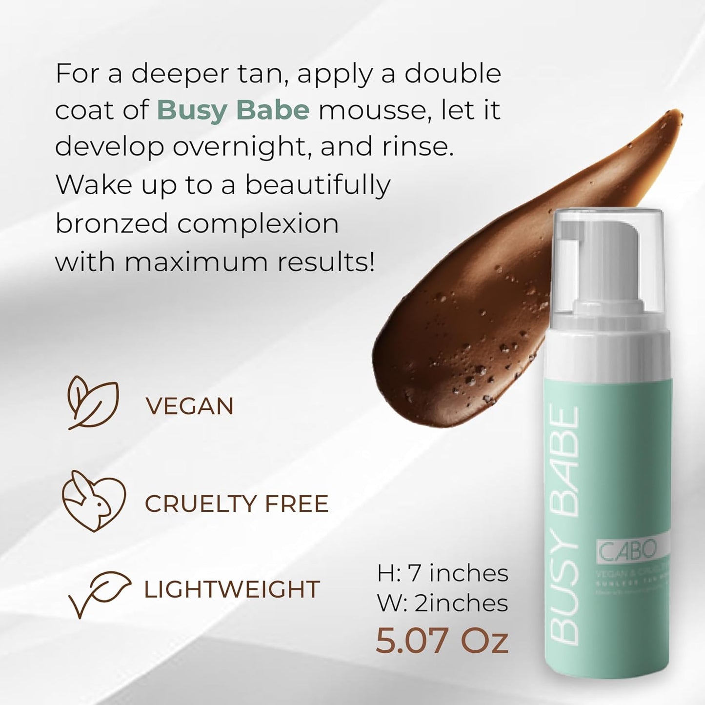Self Tanner Mousse - Golder Hour Tanning Mousse for Flawless Sun-Kissed Glow | Dark Bronze 200ml