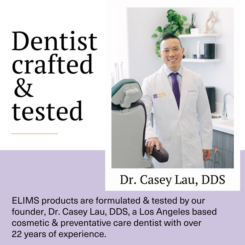 Elims 10% Nano-Hydroxyapatite Toothpaste – Fluoride-Free, Xylitol Remineralizing, Whitening Toothpaste for Sensitive Teeth, SLS-Free, Lavender Vanilla Mint Favlor for Adults & Kids, 4oz