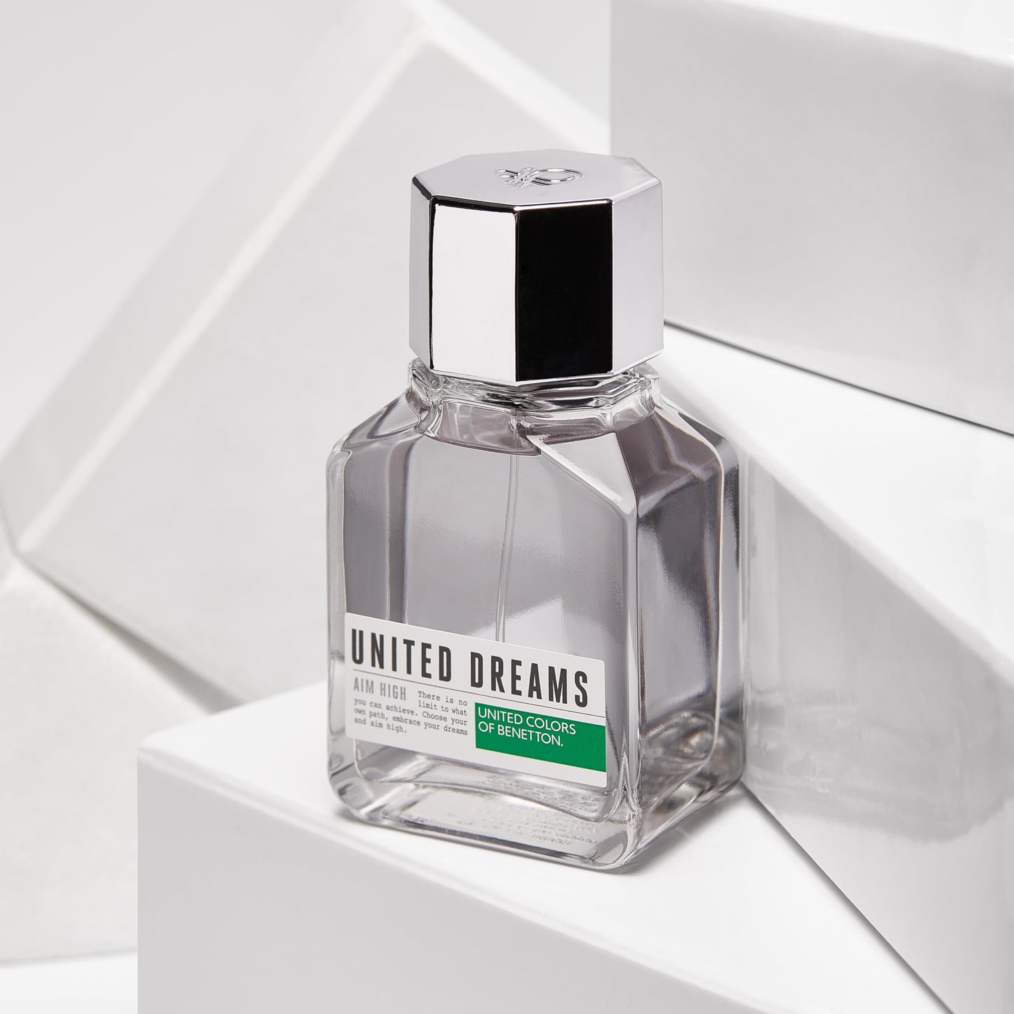 United Colors of Benetton United Dreams Eau de Toilette Spray for Men, Aim High, 3.4 Ounce