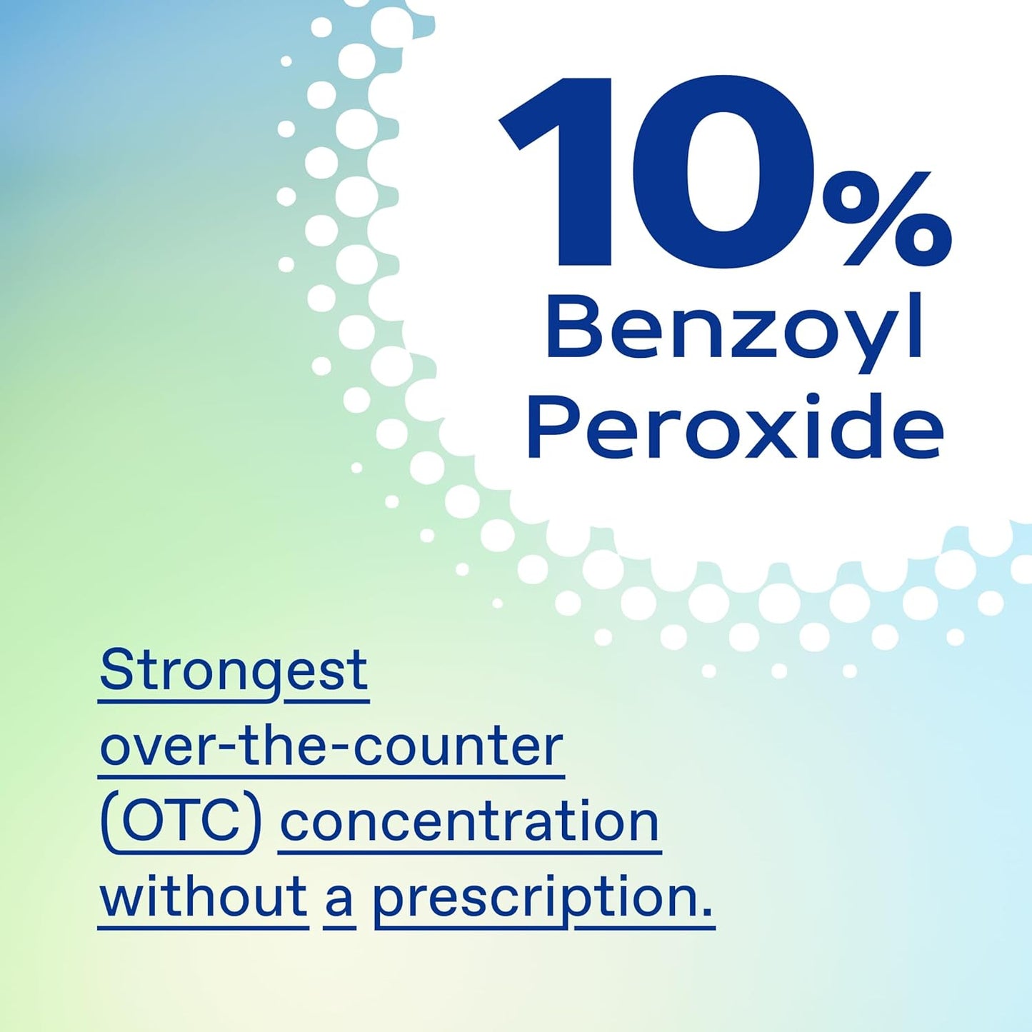 Differin Acne Face Wash - 10% Benzoyl Peroxide Foaming Cleanser | Fast-Acting Acne Treatment, 5 oz.