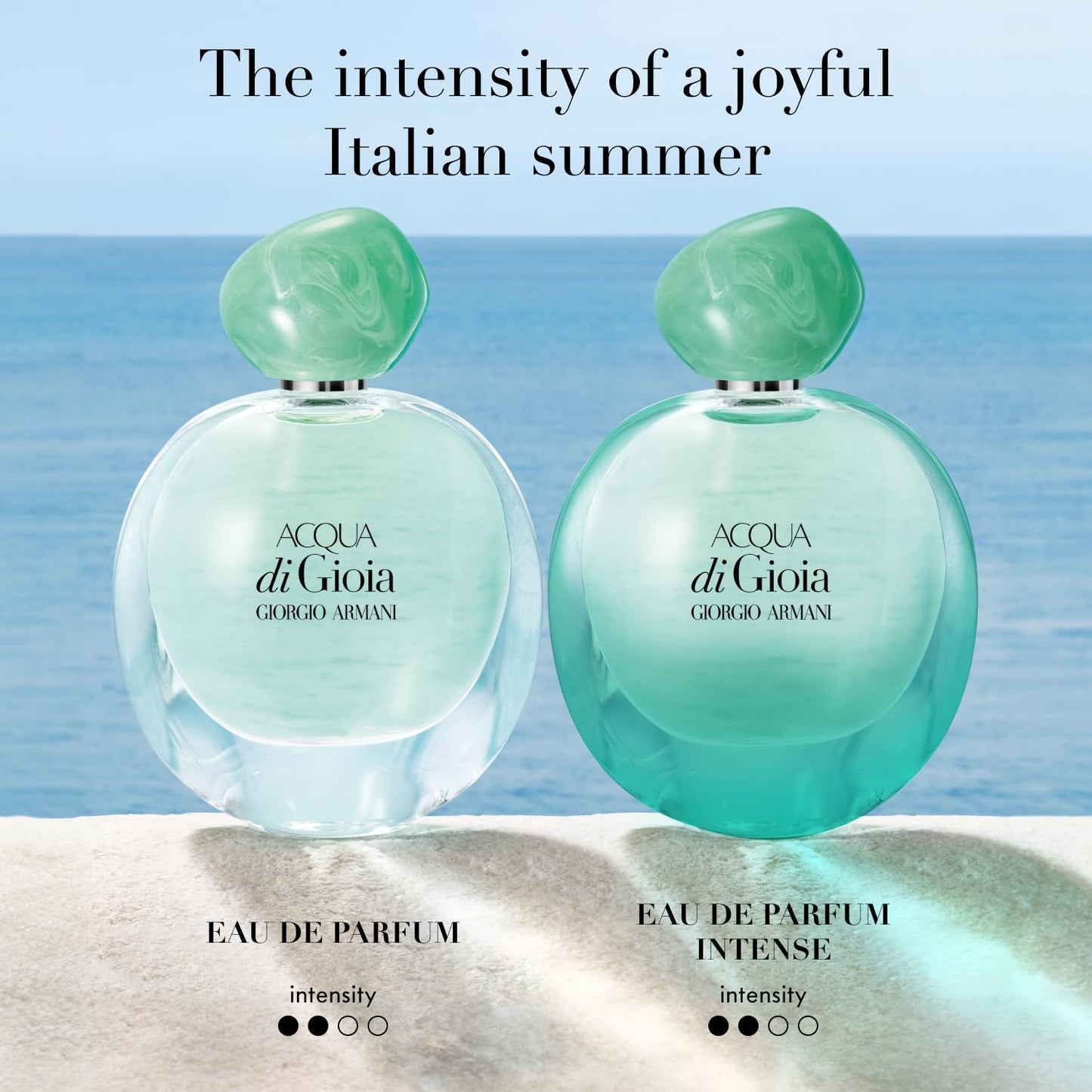 Armani Beauty – Acqua di Gioia – Eau de Parfum – Floral Fruity Fragance for Women – Primofiore Lemon, Water Jasmine, Cedarwood Notes - 1.6Fl Oz
