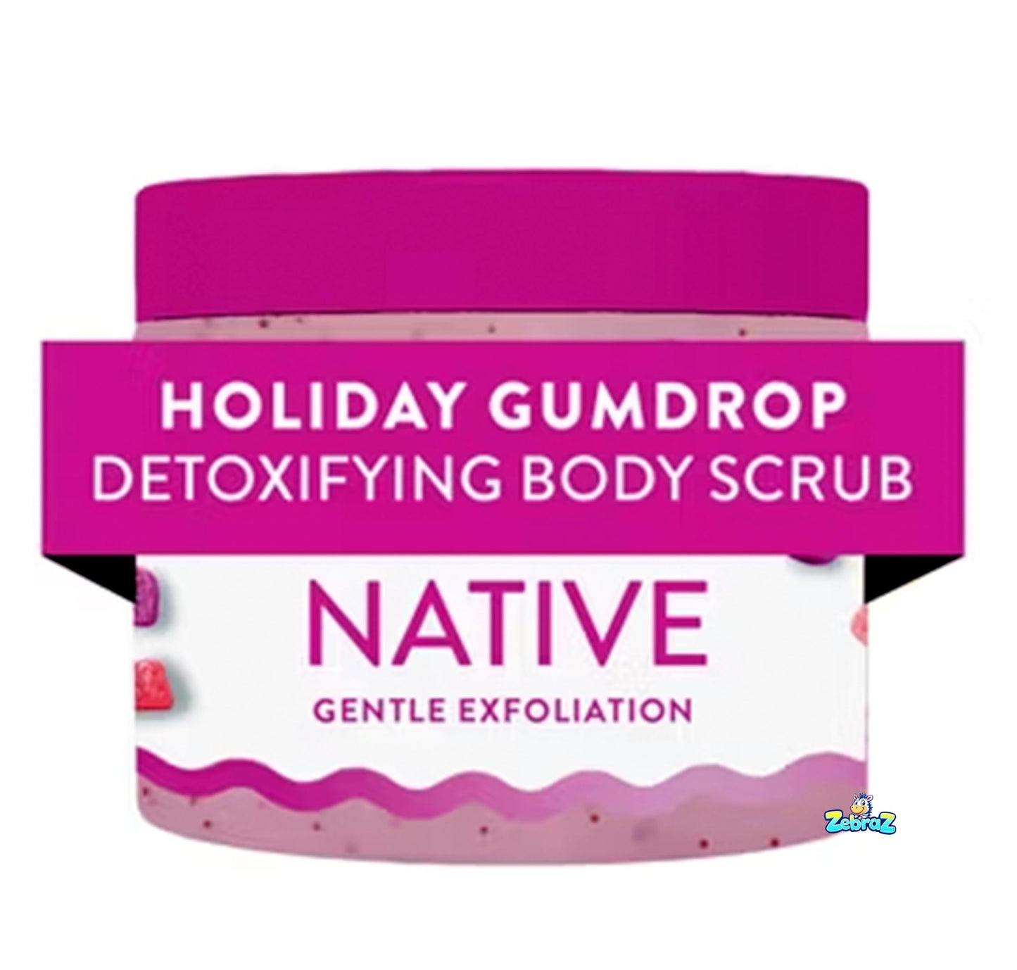 Native Limited Edition Holiday Body Wash Scrub - Gum Drop - 12oz - Pack Of 01