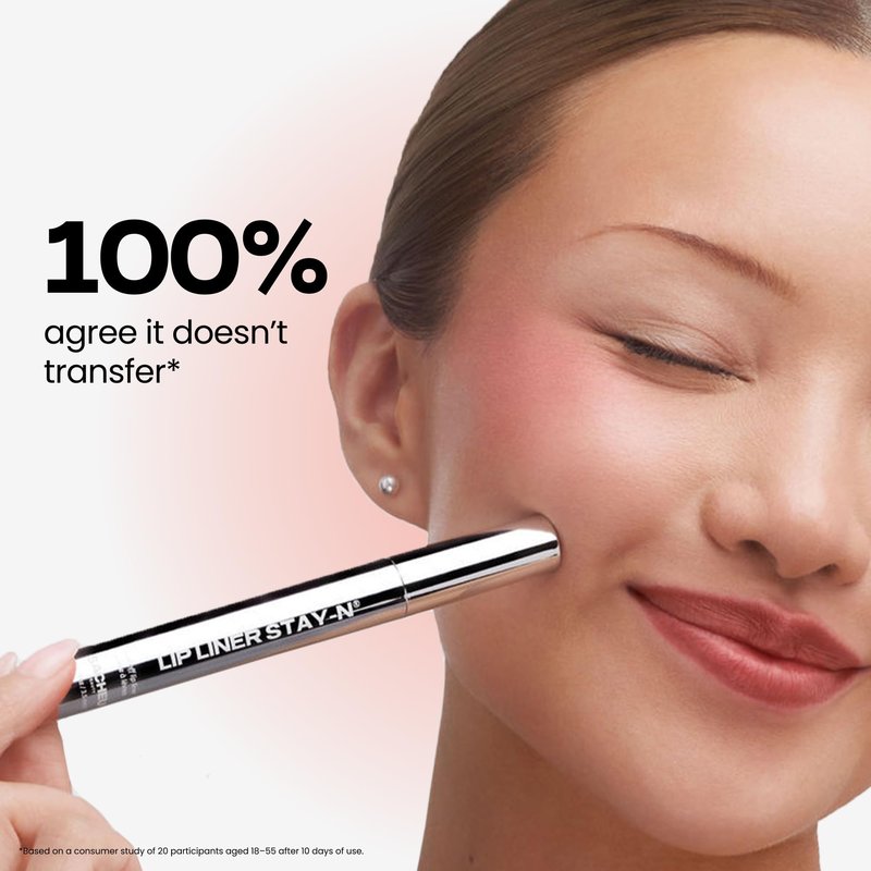 Sacheu Lip Liner STAY-N Peel Off Lip Stain — Long Lasting Waterproof Lip Tint with Hyaluronic Acid & Vitamin E — Transfer Proof Matte Finish, Vegan & Cruelty-Free (MUAH-VE)