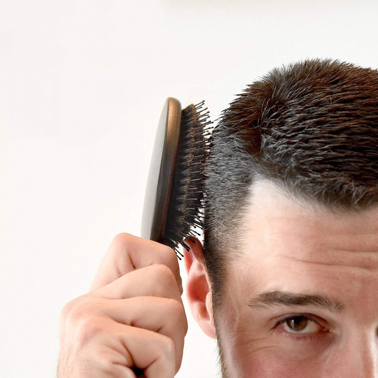 Truly Genuine Stockholm Boar Bristle Hair Brush for Men & Women