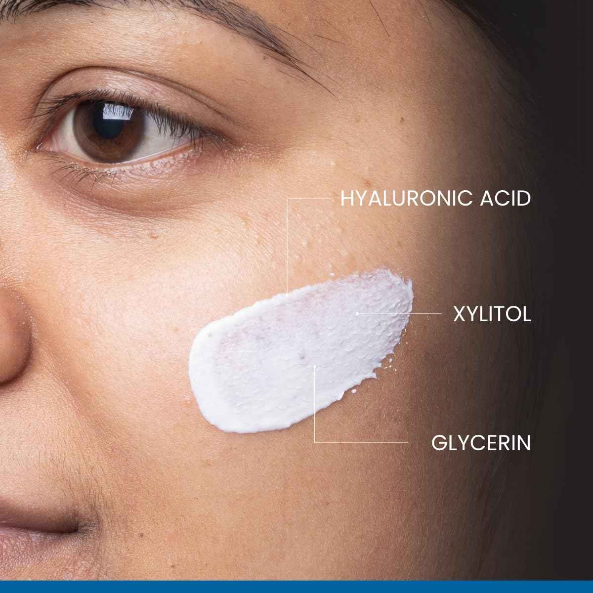 RE' EQUIL Oil Free Moisturiser Lightweight Moisturizer For Face Retains Essential Moisture Prevents Acne Breakouts Suitable For Normal, Oily Combination Skin 100G