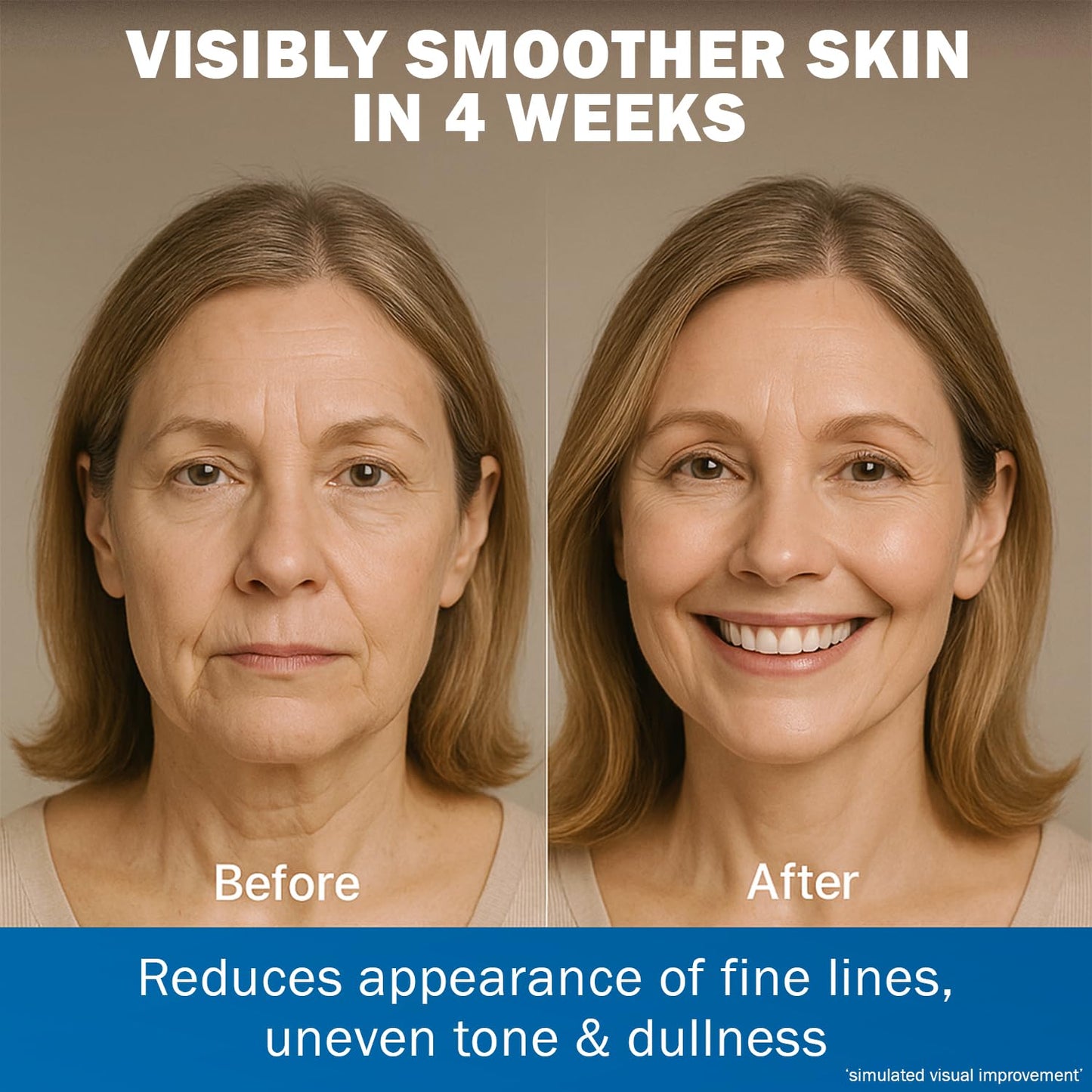 Retinol Cream for Face – Gentle Hydrating Moisturizer with Hyaluronic Acid, Bakuchiol & Niacinamide – Lightweight, Non-Greasy Formula for Soft, Smooth, Radiant Skin – Day & Night Use - 50 ml