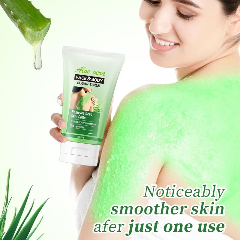 KP Bump Eraser Foot & Body Scrub Keratosis Pilaris Aloe Vera Treatment, Deeply Exfoliates for Hydrated & Nourished Skin Cleanser, Keratosis Pilaris Exfoliator for Dullness, and Pores