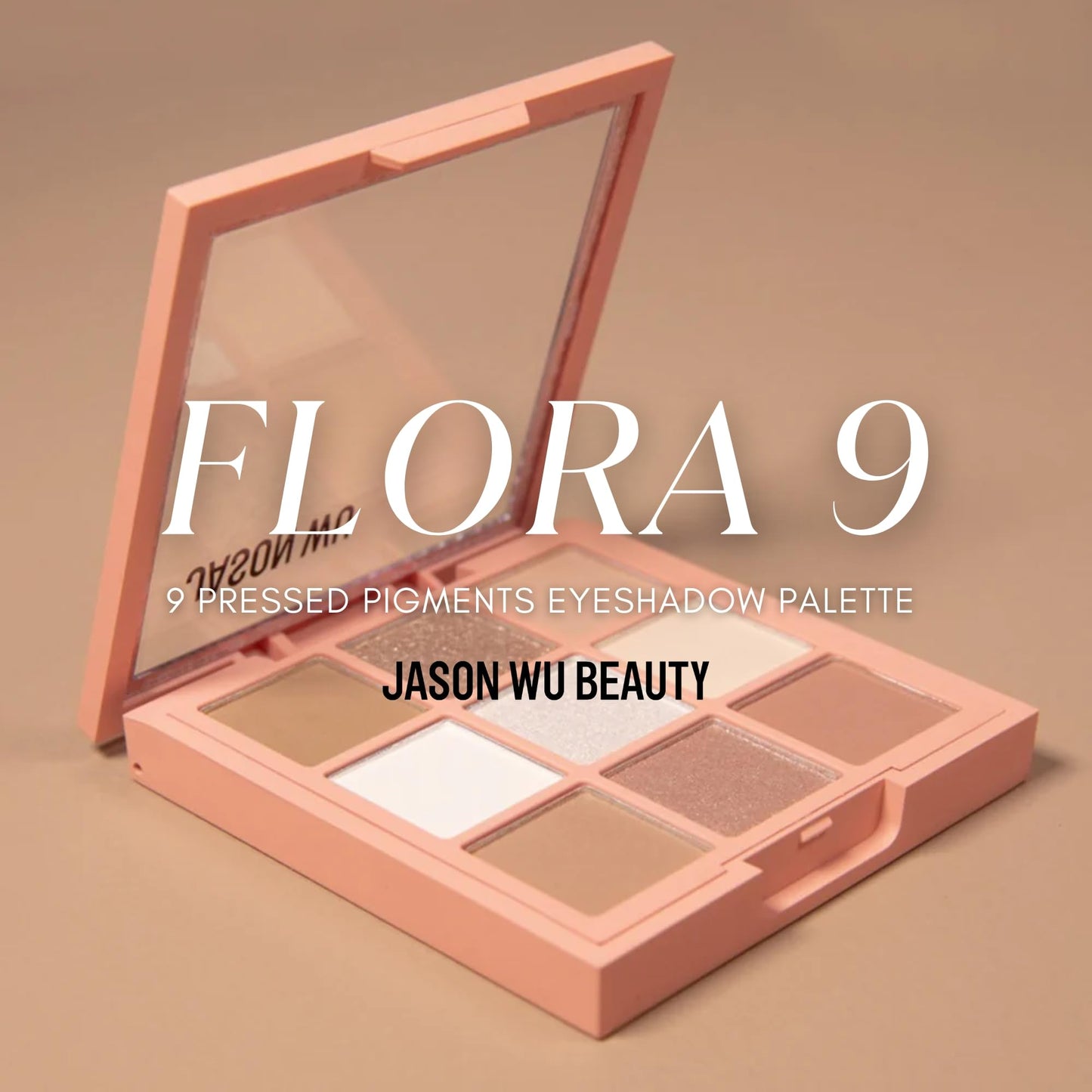 Jason Wu Flora 9 Eye Shadow Pallete - 9 Pigmented, Buildable, Blendable Color Pallete - 0.19 Oz - 01 Matte Agave