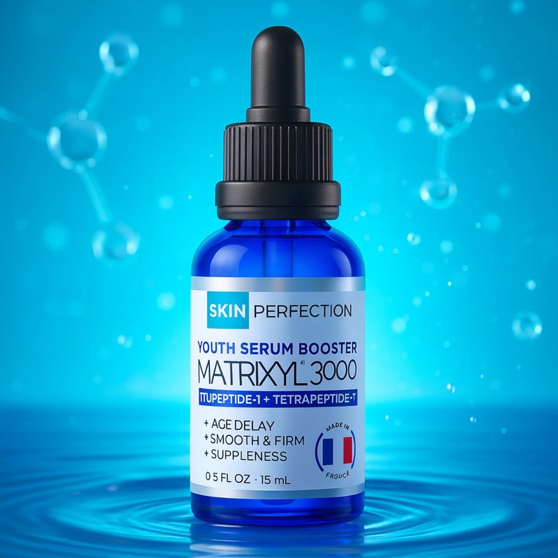 Skin Perfection Matrixyl 3000 Serum for Face Anti Aging - Face Serum for Women Anti Aging with Palmitoyl Tripeptide-1 Tetrapeptide 7 for Wrinkles & Fine Lines - Mix with Any Skincare Product - 0.5oz