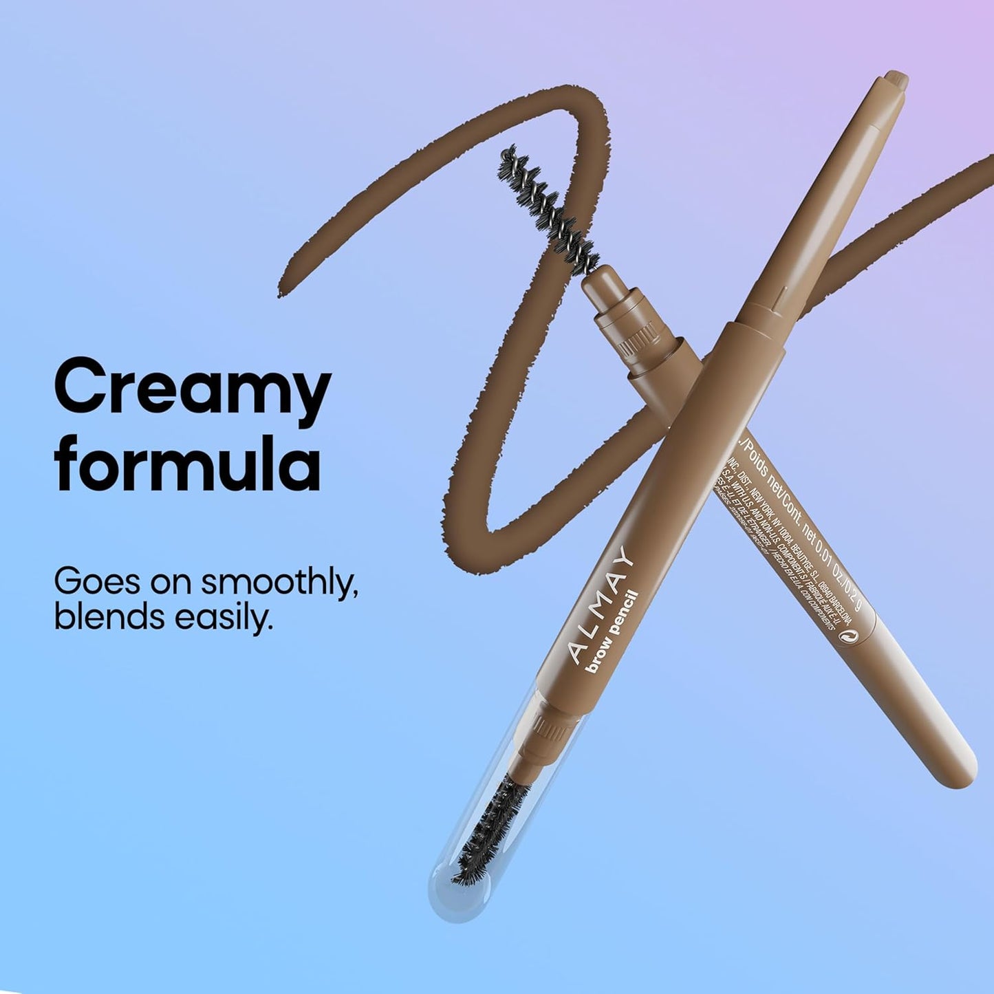 Almay Eyebrow Pencil - Hypoallergenic Dark Blonde Brow Makeup | Perfect for Sensitive Skin