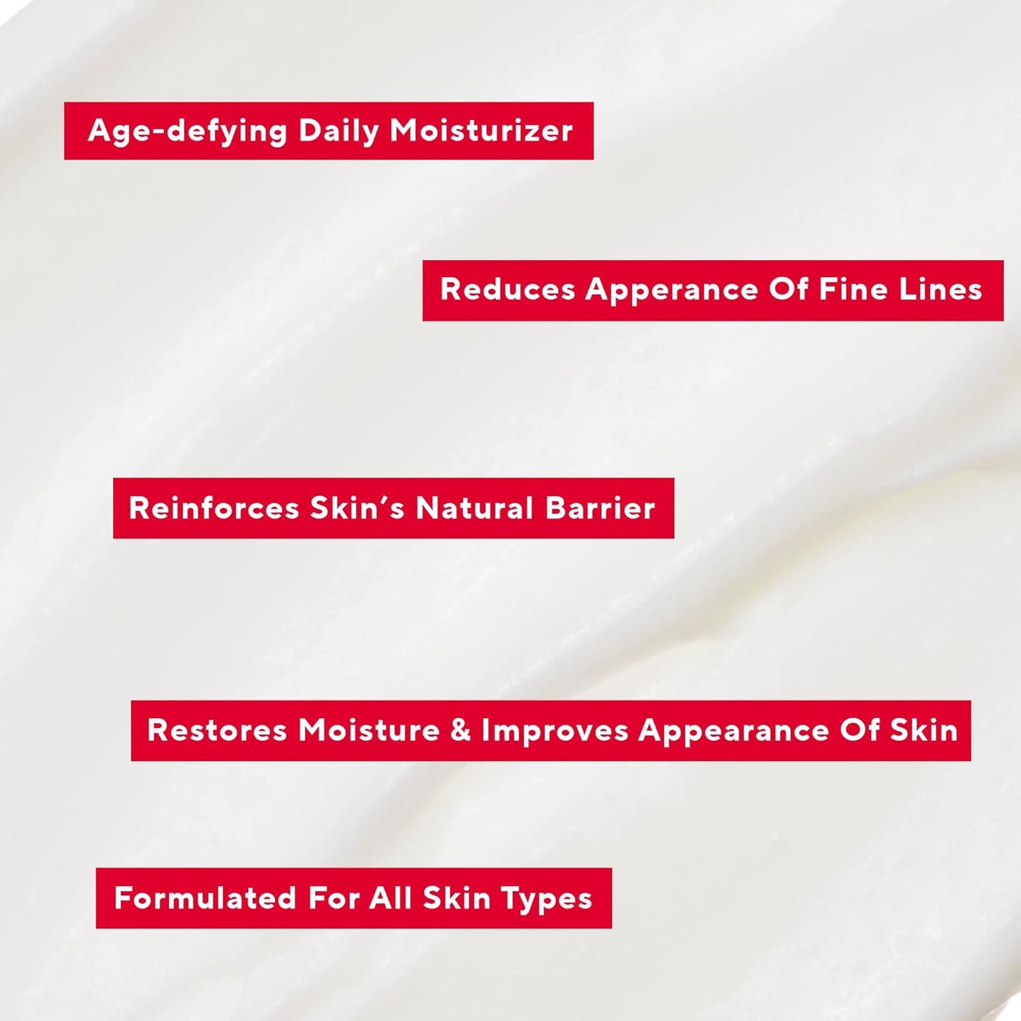 Mirabella Age-Defying Daily Face Moisturizer - Hydrating Formula with Peptides & Hyaluronic Acid | Reduces Fine Lines & Dark Spots