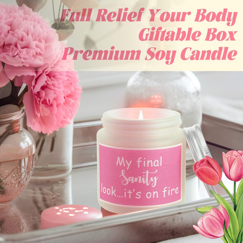 Zopeal Mother's Day Set Appreciation Gift for Women 10 Pcs Self Care Gift Feel Better Soon Gifts Package with Tote Bag Makeup Bag Sock Tumbler Flower Gloves Candle Blanket Eye Mask for Mom Wife