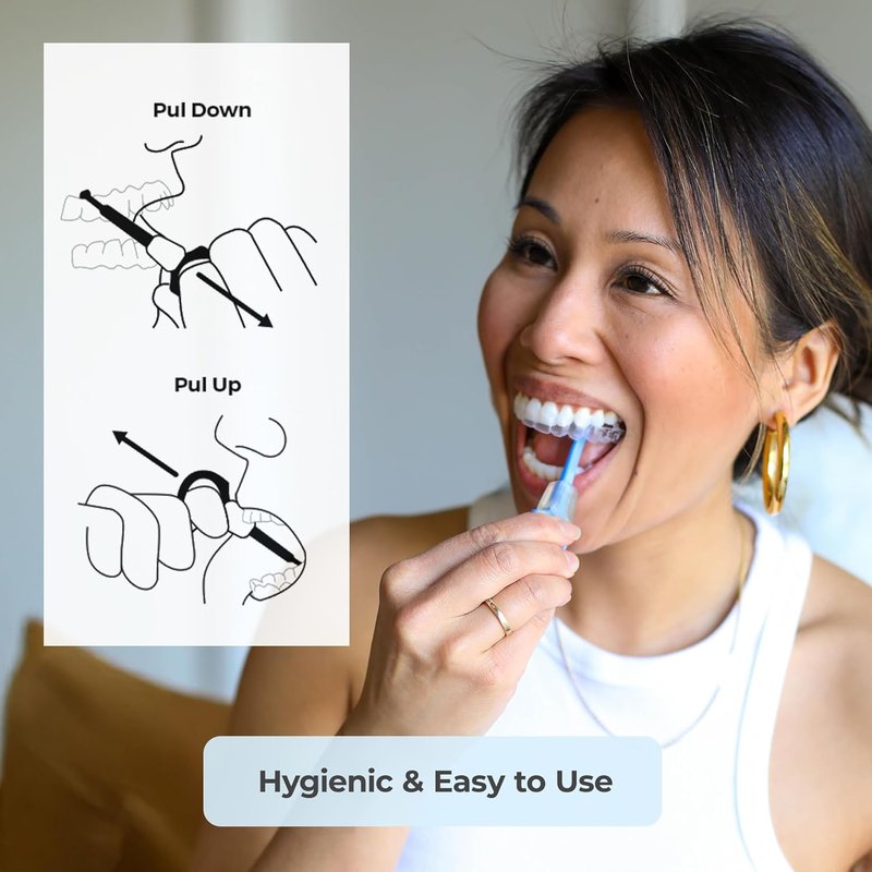 Reusable 2-in-1 Aligner Seating Chewie & Removal Tool - Pack of 3 | Compatible with Invisalign & Braces - Pink, Orange, Blue