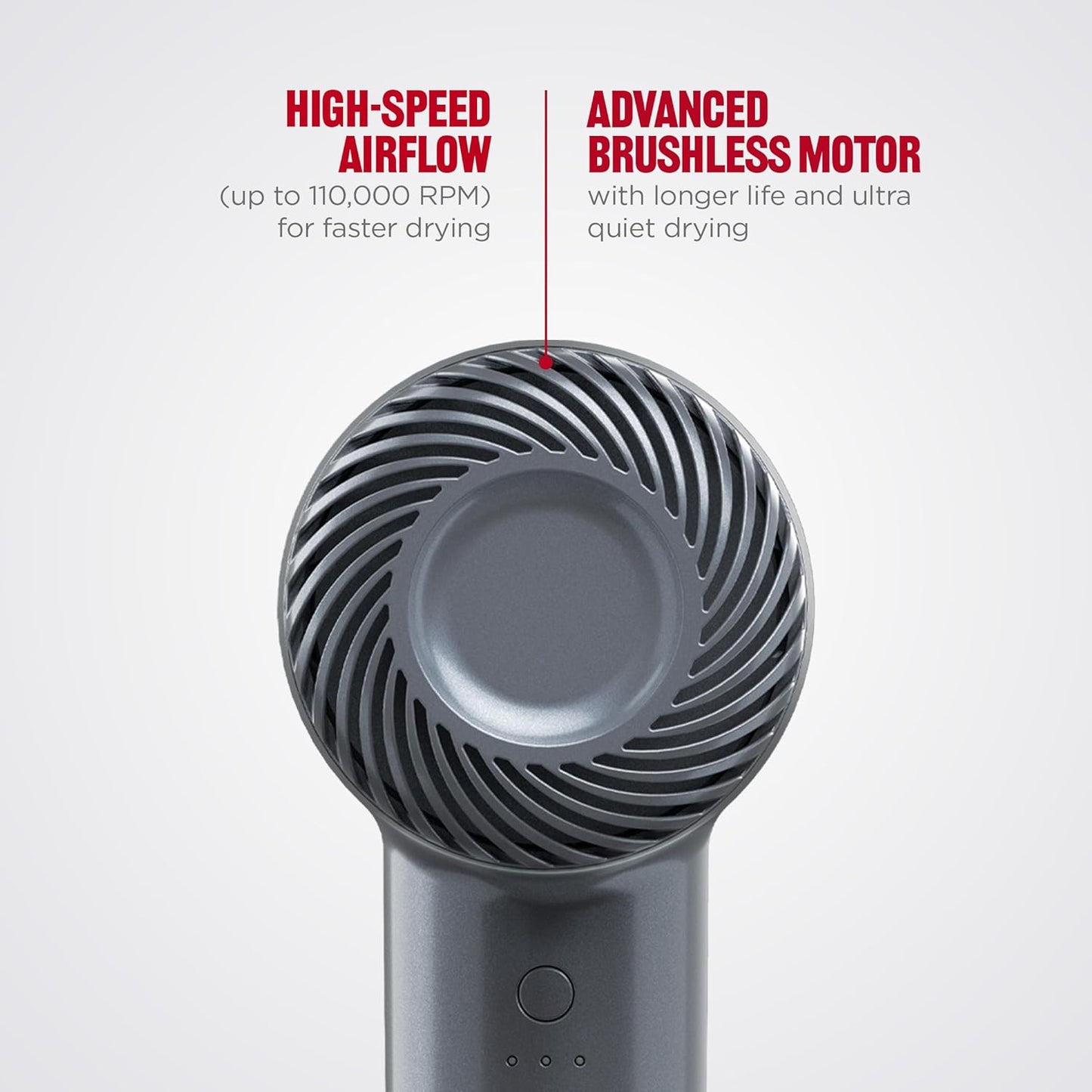 Revlon PowerMove Hair Dryer - Lightweight Blow Dryer with Advanced BLDC Motor for Salon-Quality Performance