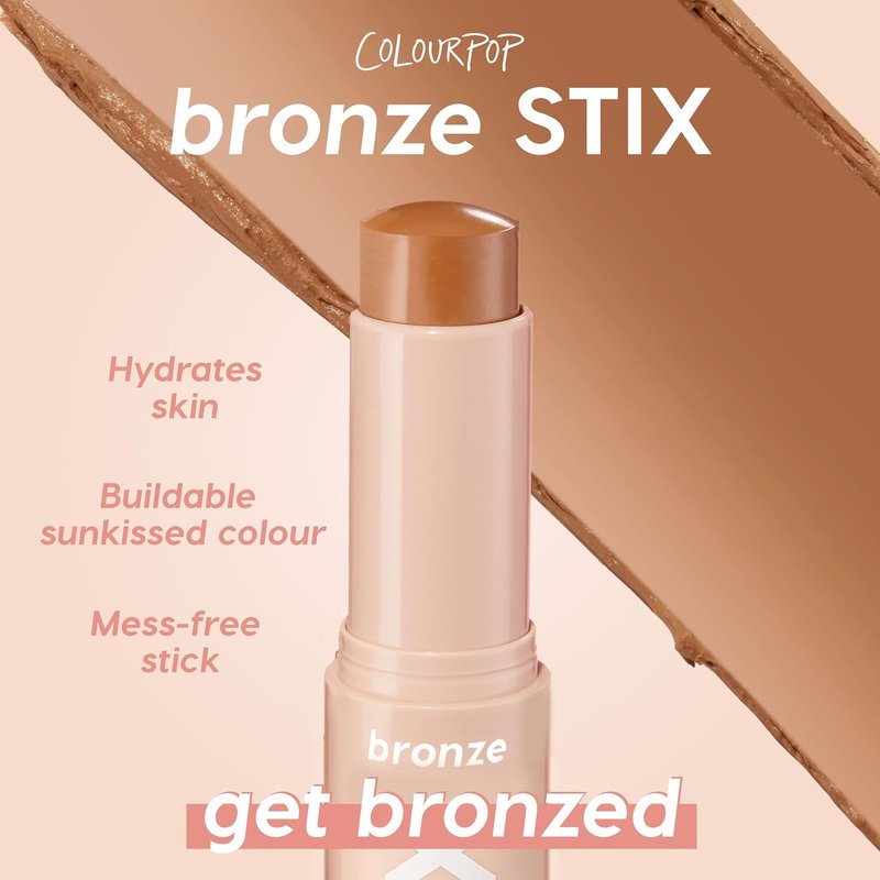 ColourPop Cream Bronzer Stick - Blendable Contour for Natural Matte Finish | La Jolla Cove (0.28 oz)