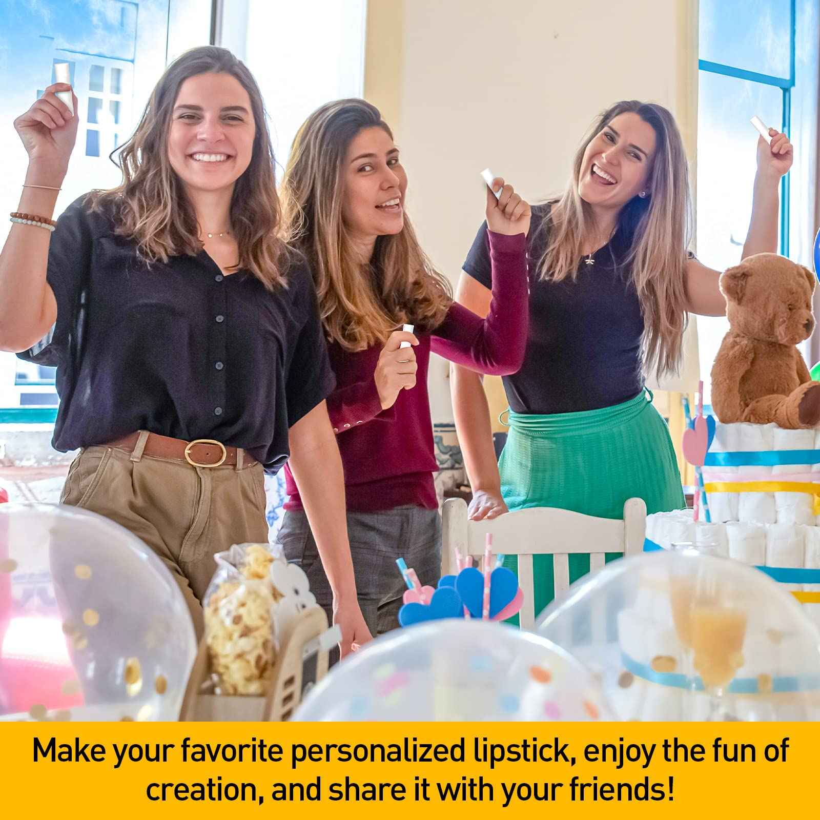 DMSKY 50 Pack Lip Balm Unlabeled, Natural Lip Balms Bulk Blank Tube, Lip Balm for Party Favors and Gift Basket Filling, Wedding or Baby Shower-5 Flavors