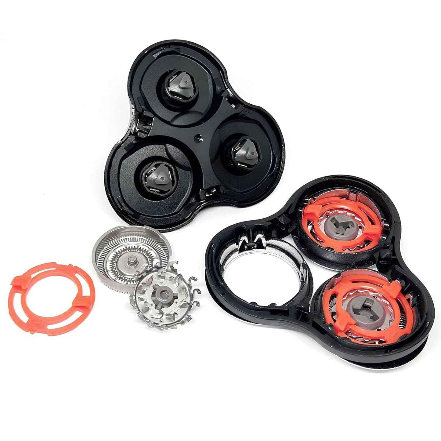 SH90 Replacement Heads Compatible with Philips Norelco Series 9000, SH90/62 Shaver complete Heads for Philips Series 9000(S9xxx) 8000(S8xxx), Upgrade Replacement Blades with Base Bracket