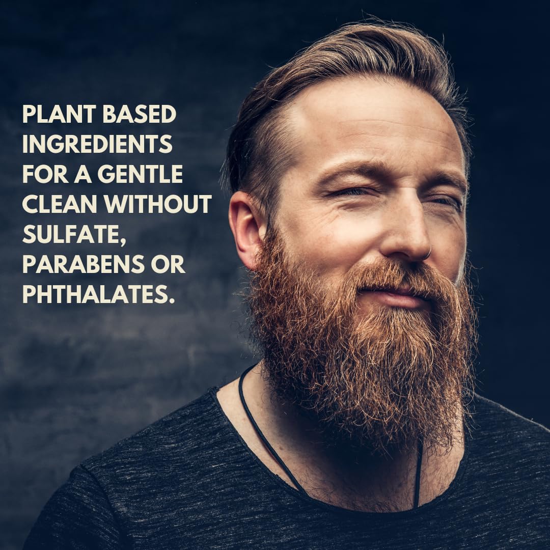 Roosevelt Supply Co. Beard Conditioner, Nourishing Formula with Argan Oil for a Softer, Healthier Beard, Anti-Dandruff, Reduce Split Ends, Panthenol & Aloe Vera - Unscented - 12 Fl Oz