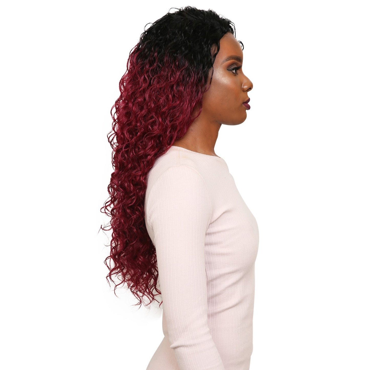 Sensationnel Instant Boutique Bundles Wig - Deep Synthetic Natural Looking Volume (1B OFFBLACK)