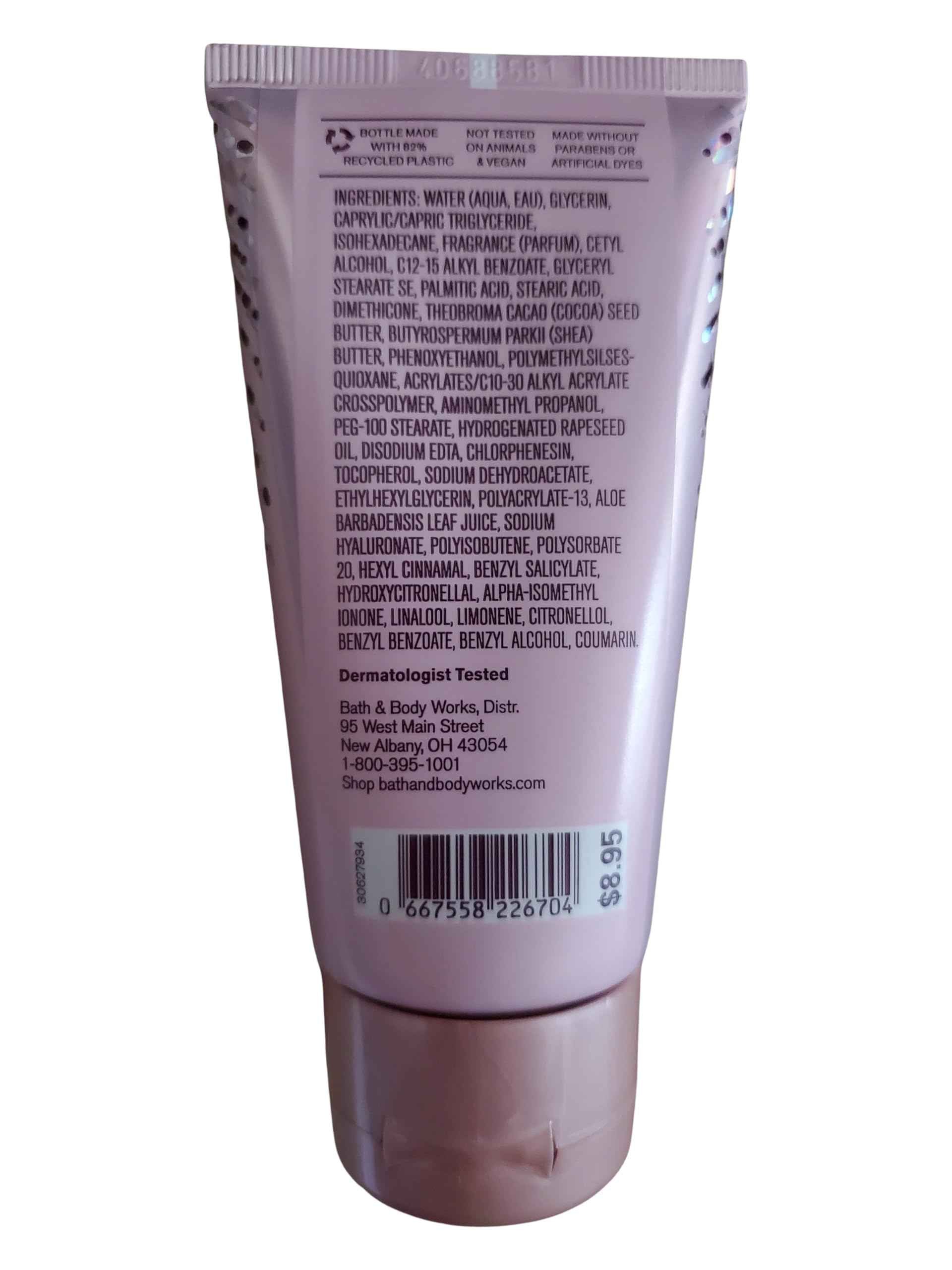 Bath & Body Works Travel Size Ultimate Hydration Body Creams: Thousand Wishes, Into the Night, Champagne Toast 2.5 Ounces Set of 3