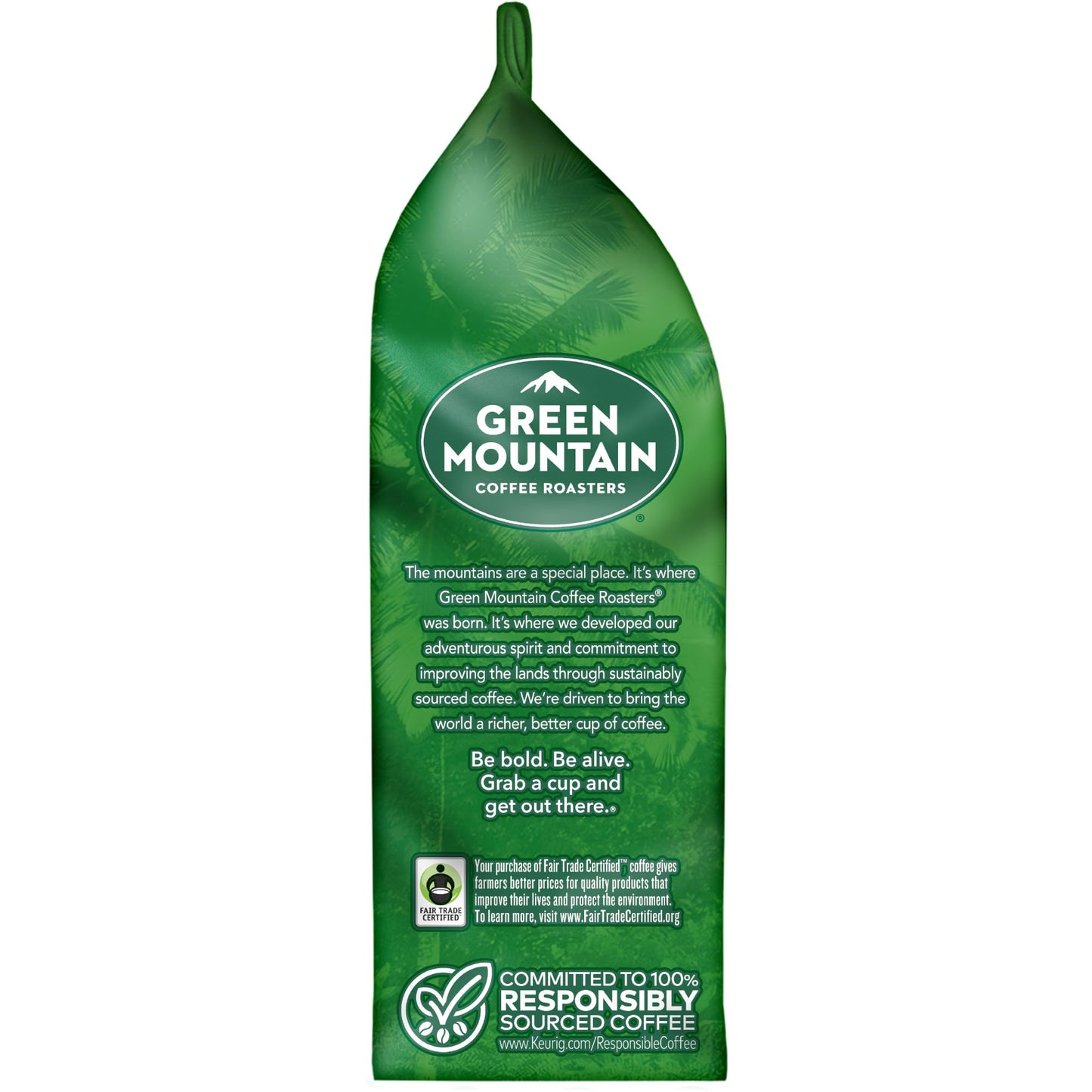 Green Mountain Coffee Roasters, Fair Trade Certified™ Organic, Sumatra Reserve, Ground Coffee, Dark Roast, Bagged 10oz.