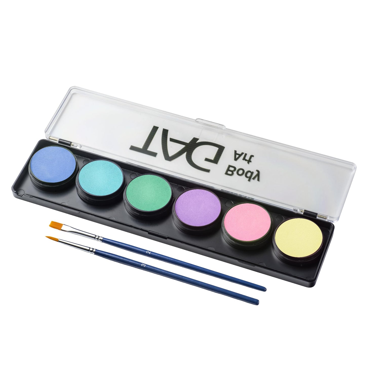 TAG Professional Face & Body Paint Pastel Macaron Palette 6 x 10g, Non-Toxic, Hypoallergenic, Easy to Wash off, ideal for Kids Parties, Halloween, Cosplay & Festivals
