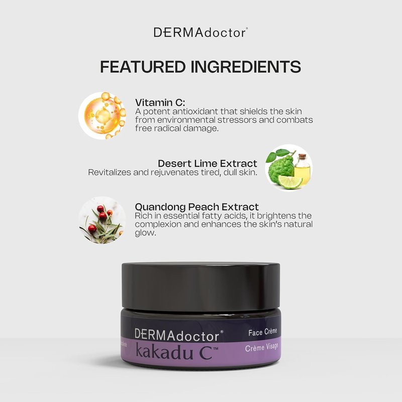 Vitamin C Face Cream for Aging Skin - Daily Moisturizer Targeting Fine Lines, Dullness & Dehydration | 1 oz
