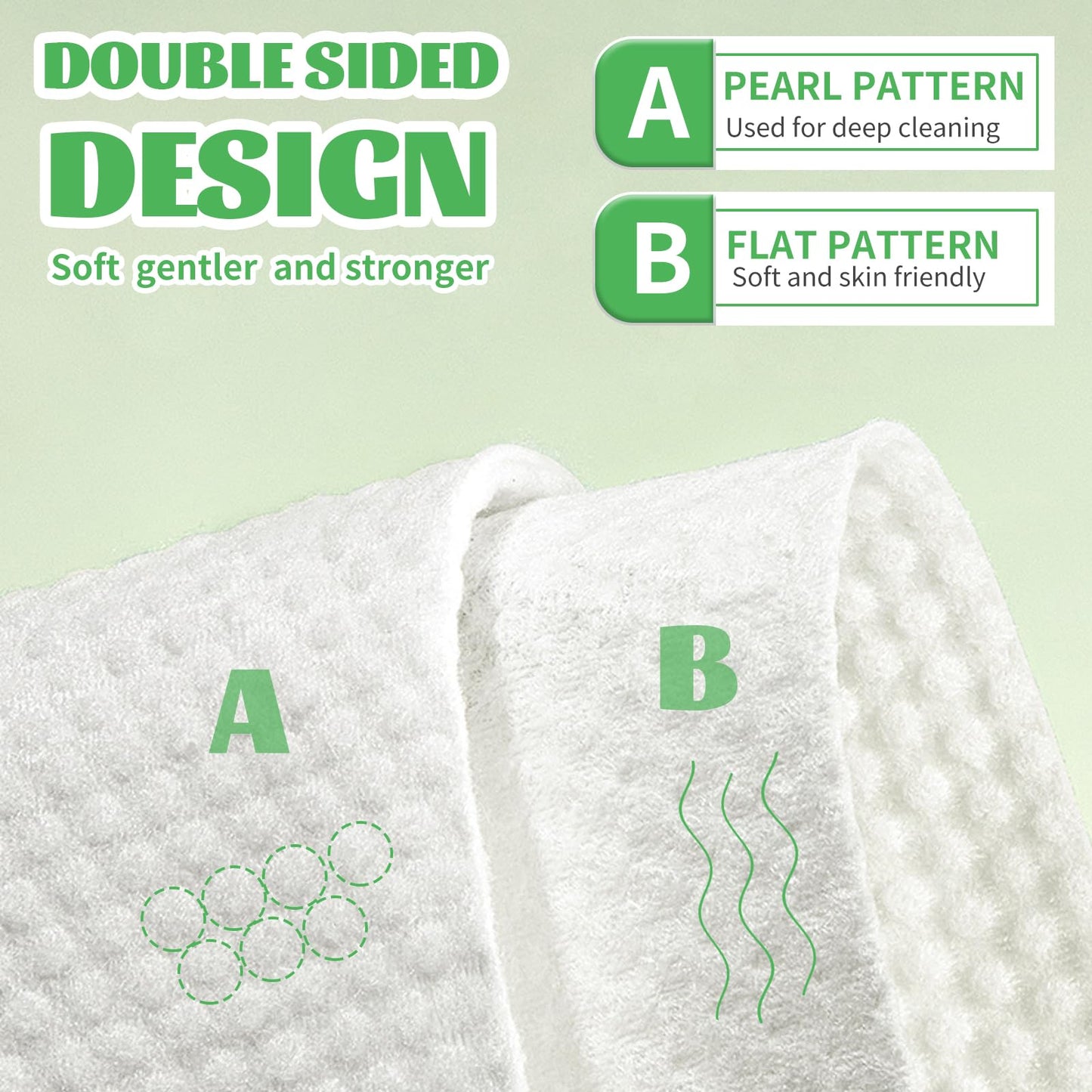 Disposable Face Towel, 600 Count Biodegradable Face Towels, for Washing Soft Cotton Dry Wipes Facial Cloths Towelettes for Washing and Drying