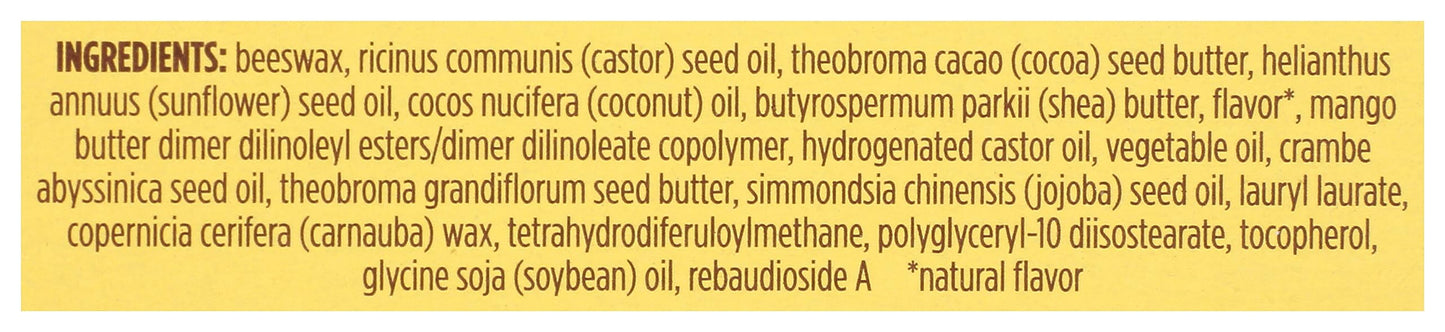 Burts Bees Shea Cocoa Butter Lip Balm, 0.34 OZ