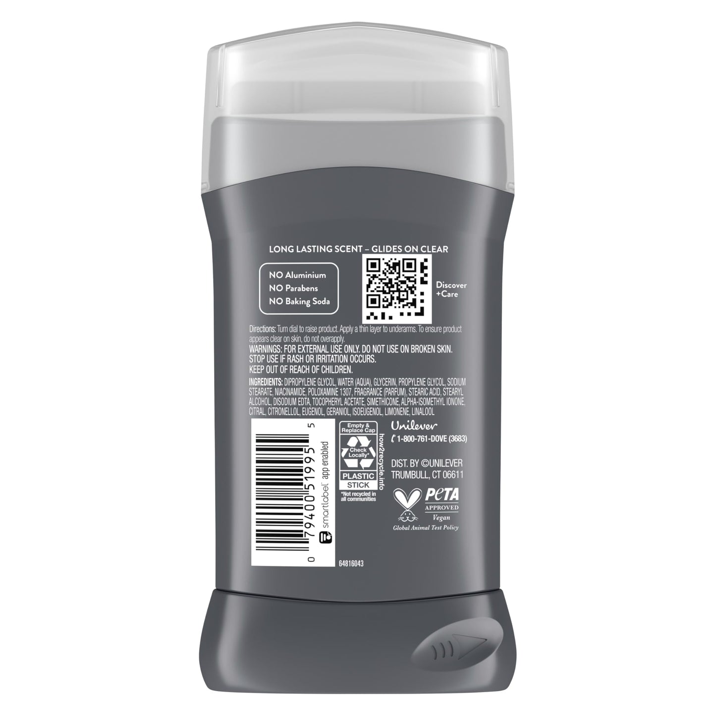DOVE MEN + CARE Aluminum Free Deodorant for Men 3 Pack Summer Citrus Deodorant for Men 3 oz