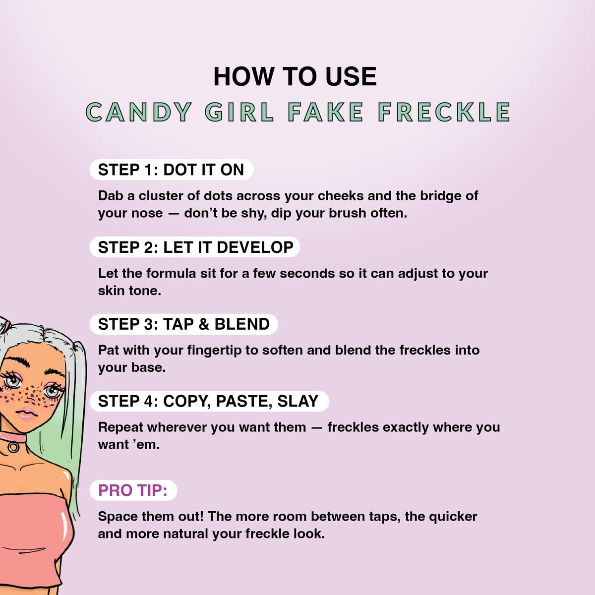 KimChiChic Beauty Candy Girl Fake Freckle Pen, Natural-Looking and Fast-Drying Faux Freckles Face Makeup, Afternoon In The Flower Field Red-Brown Shade, 0.10 fl oz