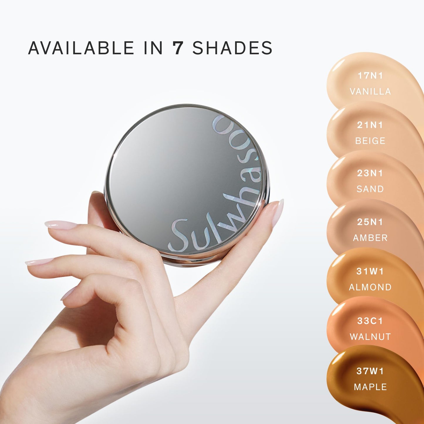 Sulwhasoo Perfecting Cushion SPF 46 | Evens Skin Tone & Blurs Imperfections | Enhance Natural Radiance | Semi-Matte Finish | Korean Herb Extract | Korean Makeup, 21 Beige