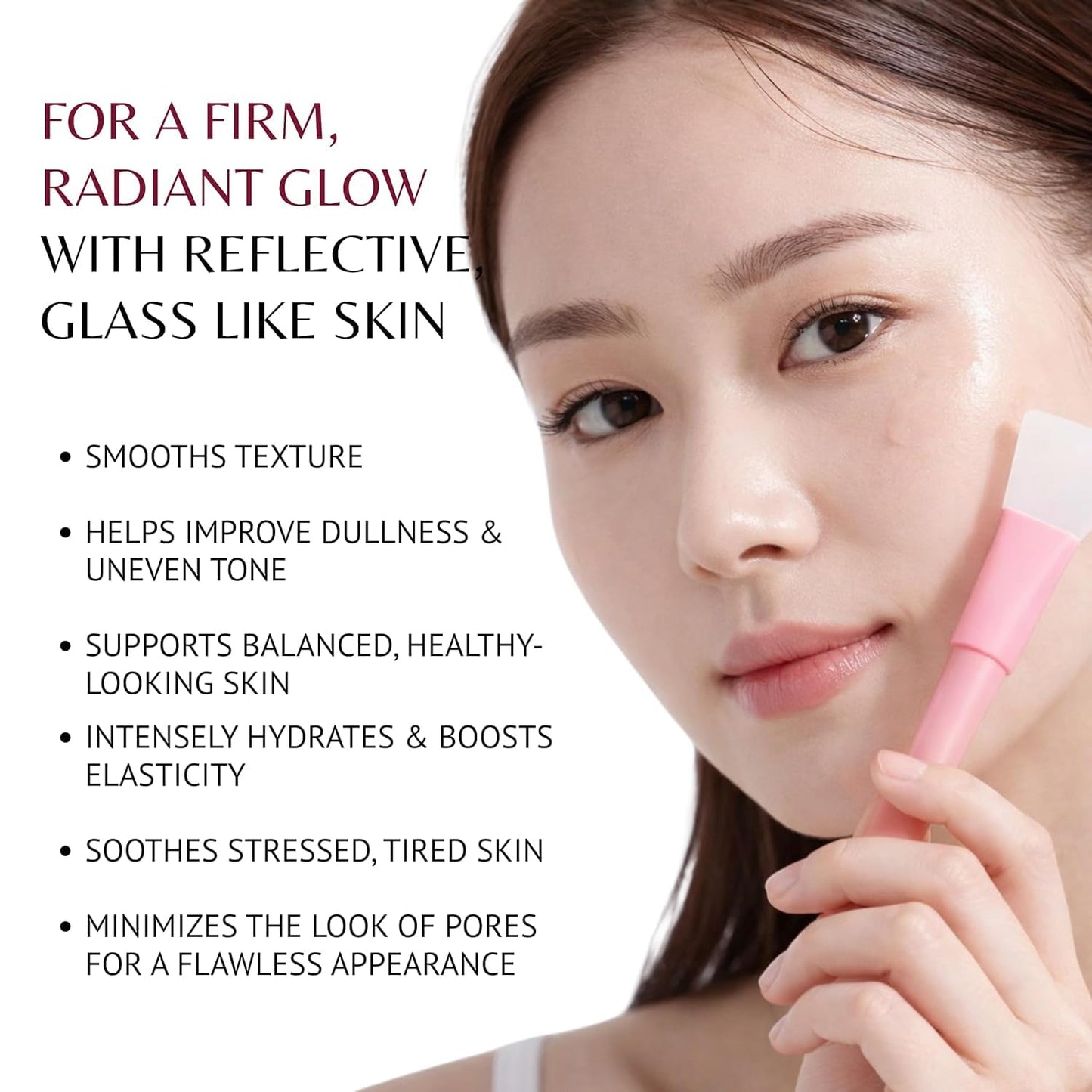 PLARECETA Overnight Collagen Peel Off Mask - Korean Glass Skin Face Mask - Improves Elasticity & Firmness – Hydrolyzed Collagen for Sagging & Dullness, Even Toning & Rapid Skin Repair 2.07 oz